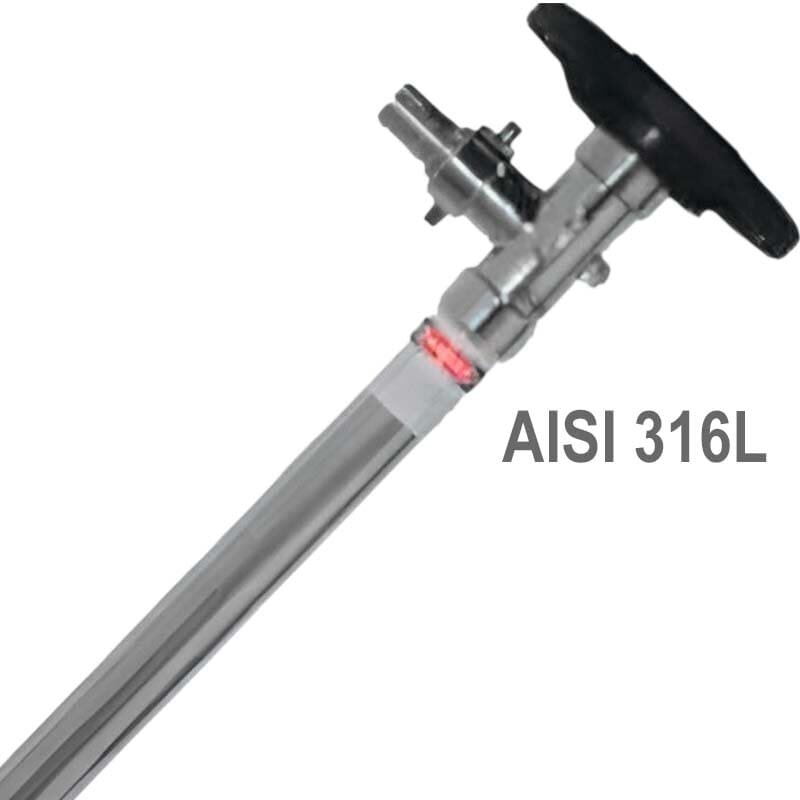 1000 mm, AISI 316L, HP część pompująca (trąba) do pompy do beczek