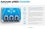 Controlador automático de pH&Ec con medición de la temperatura del agua y dos bombas de fertilizante con Wi-Fi