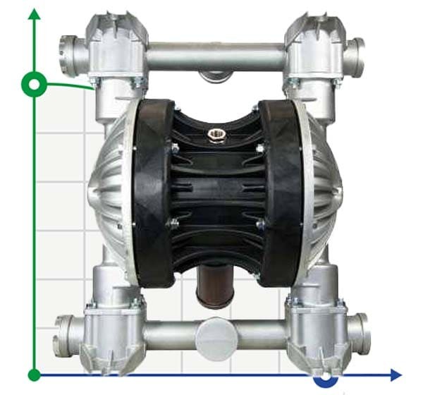 Bomba neumática de membrana BOXER 502 Alu IB502-AL-HTTTLT--