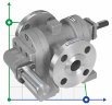 Zahnradpumpe JKMS 200 2  Zoll, 7,5 m3/h, AISI 316 für Melasse