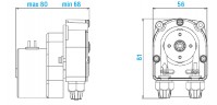 Перистальтичний насос F 0601 24Vdc SANTOPRENE