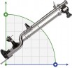 Veneroni LVTM 15/540, 2m, 360 m3/h vertikale Pumpe von Zapfwelle und Mischschraube