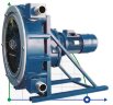 Peristaltic (hose) pump FLUIMAC HELIOS ASP 10 IX 65 l/h, 0.25 kW, 32 rpm, with performance adjustment and frequency converter