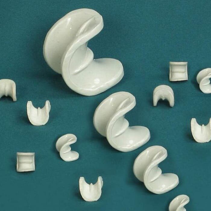 Ceramic saddle-shaped nozzle A1, 50 mm