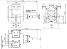 Bomba de engranajes para chocolate Kupar KCP 2 1/2 pulgadas, 30 m3/h
