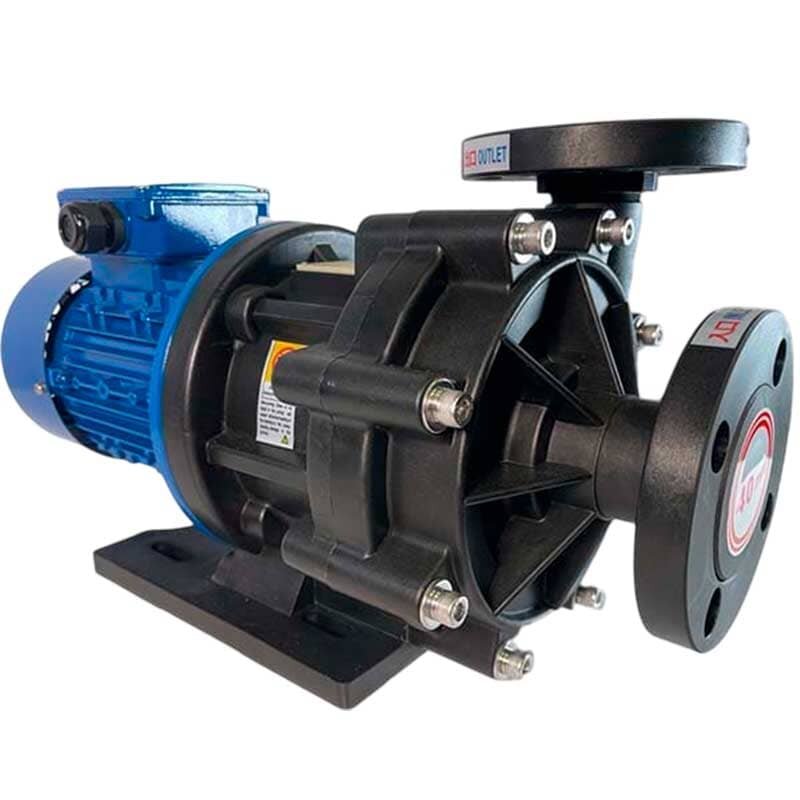 Bomba de accionamiento magnético QHX-F-440CSE-5V38AFGABS-3801, PPH, 230L/min, 12m, 0,37kW, 380V