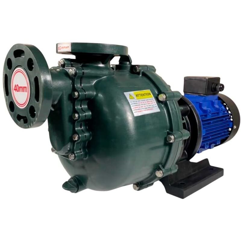 Chemiepumpe für Phosphorsäure QHB-G-40022EAL-SSH5V38AGABS-3801, GFRPP, 308L/min, 16m, 1,5kW, 380V, kreiselselbstansaugend