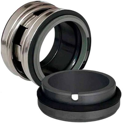 Sello mecánico para bomba R-2100S 22, SIC/SIC, VITON, 304, G9 tipo JOHN CRANE 2100S, VULCAN 14DIN, AESSEAL B05U, B05