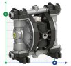 Pompe pneumatique à membrane PHOENIX P60 ALU SANTOPRENE+PTFE, 65 l/min pour adhésifs