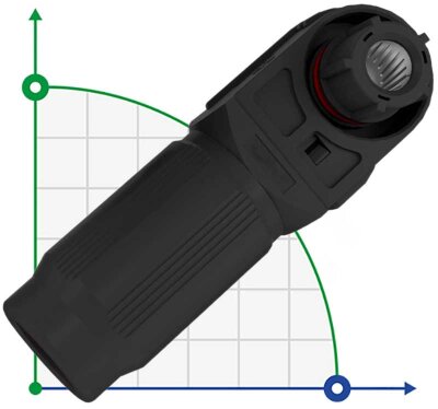 JC-CN08-W-03, 150A, 1500V DC, сечение 35mm² штекер для аккумулятора, черный