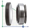 Сальник (торцевое уплотнение) R-BT-AR 15, M, SIC/SIC, EPDM, 304