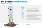 Датчик влажности и температуры почвы с Wi-Fi