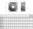 PALM 60-A-E Shaft seal