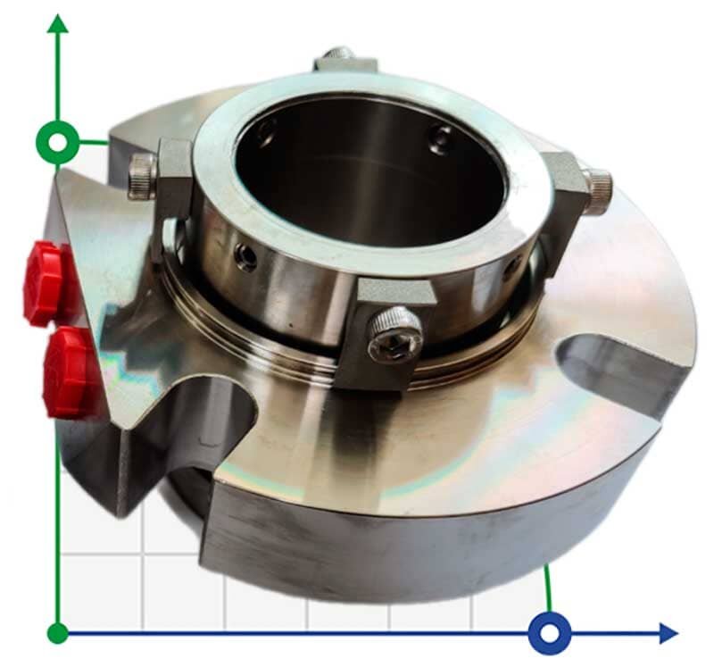 Картриджное уплотнение R-BED 32, SIC/SIC/CAR/SIC/VITON, M/316