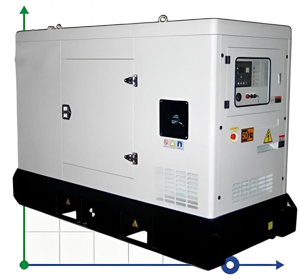 Industrial diesel generator XHYV-70GF with ATS, engine Volvo 85kVA, 70kW, 380V/50HZ closed type