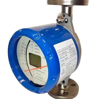 DN15 Stainless steel flow meter rotameter KLZZ PN40 (alcohol 96%), 17...170 l/h, 4-20mA, Ex