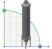 Intercambiador de calor de carcasa y tubos condensador W6.203, 10 m2