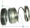 Торцевое механическое уплотнение R-BIA 70, CAR/SIC, EPDM, 304, T1В