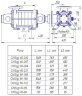 Насос секционный ЦНС(г) 60-330, 110 кВт, 3000 об/мин для горячего водоснабжения, без двигателя