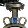 PN16 DN125 Затвор дисковый поворотный Баттерфляй, корпус и диск из нержавеющей стали AISI 304, Seat PTFE