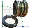 Уплотнение вала компрессора R-J580 7/8, C, CAR/SIC, HNBR, A3/65Mn