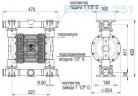 Пневматический мембранный насос BOXER 251 AISI 316  IB251-A-HTTAT--