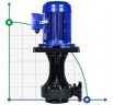 QHD-50SK, GFRPP-2,2 kW, 530 l/min, 21,9m, Kingdom motor  Vertikale Säurepumpe