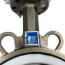 PN16 DN150 Butterfly valve, body and disc made of stainless steel AISI 304, Seat PTFE