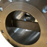 DN100 Dosificación de vapor de proceso, caudalímetro vortex de acero inoxidable LUGB-D PN16 RF brida DIN, 0,7-7 t/h <1,6 MPa, <250°C, 4-20mA, ExdIIBT6