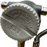 DN100 Dosificación de vapor de proceso, caudalímetro vortex de acero inoxidable LUGB-D PN16 RF brida DIN, 0,7-7 t/h <1,6 MPa, <250°C, 4-20mA, ExdIIBT6