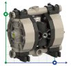 Пневматический мембранный насос для серной кислоты PHOENIX P90 PP SANTOPRENE+PTFE, 100 л/мин