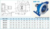Pompe péristaltique ACME Pompe ASP 50 FX 6026 l/h, 2,2 kW, 36 tr/min, à capacité fixe pour l'alimentation des filtres-presses