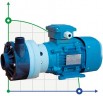 Pozioma pompa odśrodkowa MB 100, PVDF, VITON LIP, A
