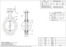 PN16 DN250 Задвижка Баттерфляй, корпус и диск из нержавеющей стали AISI 304, Seat PTFE