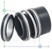 Sello mecánico R-MG13 12, SIC/SIC, VITON, 304, G60