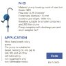 Ручний бочковий насос FLUIMAC NEPTUNE N-13, Сast Iron, NBR