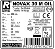 NOVAX 30 Oil pump for vegetable oil