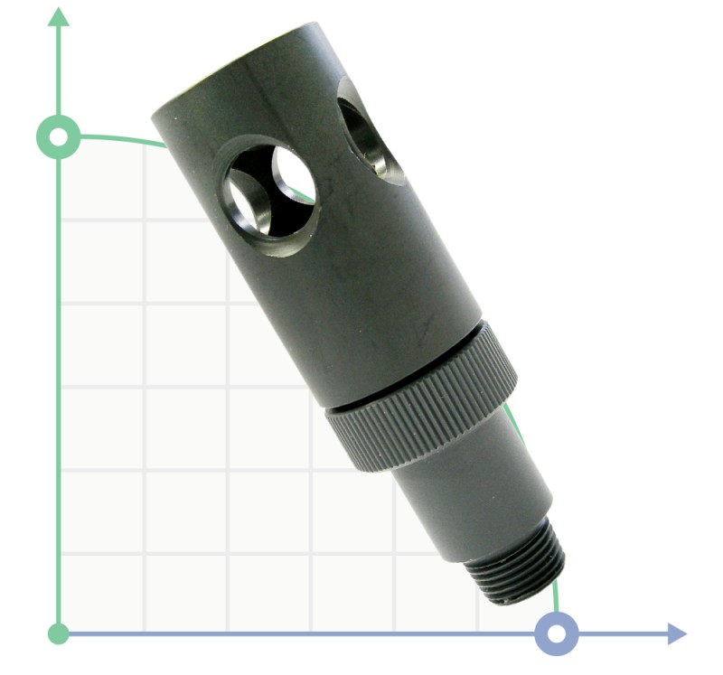 ETATRON pH/Rx Elektrodenhalter aus PVC