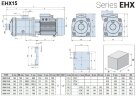Pompe multicellulaire horizontale pour systèmes de réfrigération EHX 15/4, 3 kW, 25 m3/h, 58,5 m, 380V/T, AISI 304 (EBARA MATRIX)