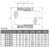 Торцеве ущільнення насосу Alfa Laval R-AL.SR 55, SS/CAR, EPDM, 304 типу AESSEAL W03U, W03SU, W03S, W03DU, W03