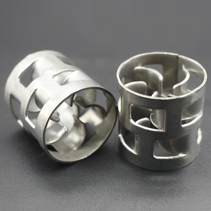 Anneaux en métal Pall, AISI 304, 50x50x0,8 mm, Metal Pall Ring