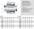 Уплотнение вала R-104A 19, CAR/CER, EPDM, 304