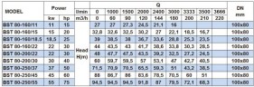 Насос центробежный моноблочный BST 80-250/55, 3000