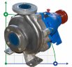 Cantilever pump BS 40-315/220, AISI 304, 2900, without motor