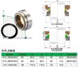 Sello mecánico para eje de bomba Flygt R-FL.58UR 60, D, TC/TC, VITON, 304
