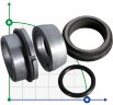 Механическое уплотнение насоса Grundfos Sarlin R-706SO 16, SIC/SIC/SIC/SIC, VITON аналог Vulcan Type 86