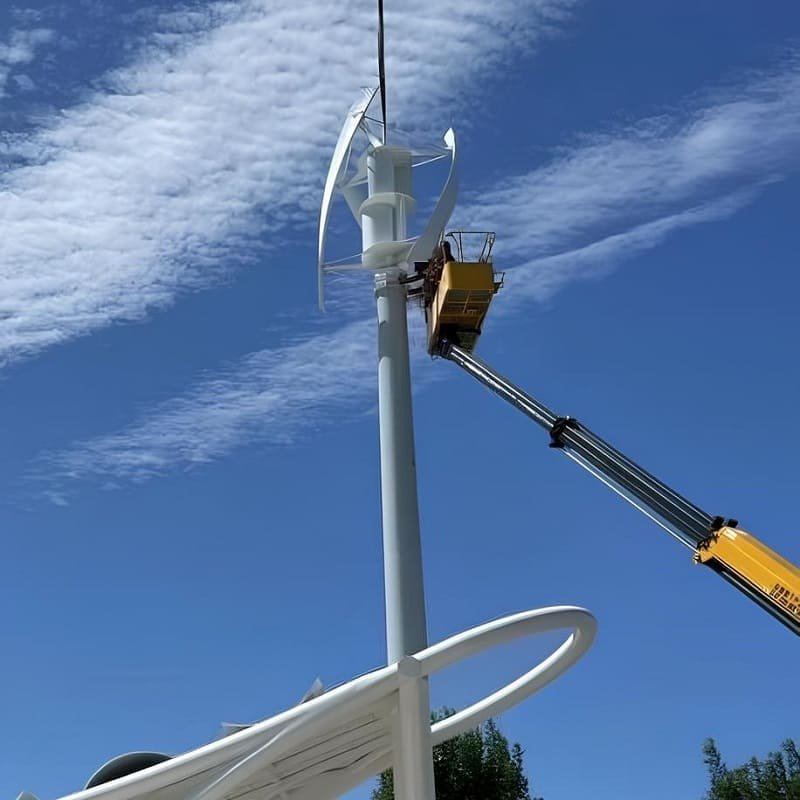 Turbina wiatrowa typu X RX-XV20K 20 kW pionowa