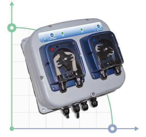 Pompe péristaltique PDP AQUA DET 2 TEC 04-01/01-03 SANTOPRENE/TYGON 230V CORREDO INOX
