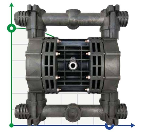 Bomba neumática de membrana BOXER 251 PVDF IB251FCMTTFT--