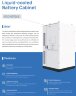 Высоковольтный LiFePO4 аккумуляторный шкаф ECO B372LS с жидкостным охлаждением